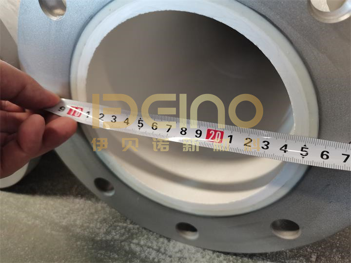 Impact Resistant Ceramic Lined Tube Smooth Surface 20mm-450mm Diameter