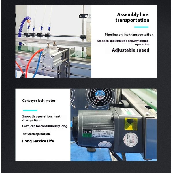 Custom Factory Price Four-head Magnetic Pump Liquid Filling Machine for Juice Drink Milk Small Filling