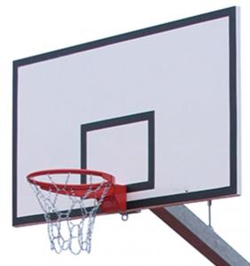 Quality Strong And Lightweight Fiberglass Basketball Backboard White Black Weather Proof wholesale