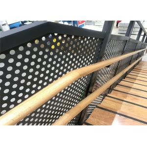 Quality 2.5m Length 3mm Perforated Metal Sheet Black Spraying wholesale