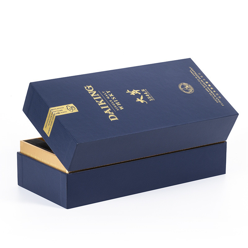 Factory Custom Luxury Paperboard Wine Rigid Box Food Packaging Paper Boxes