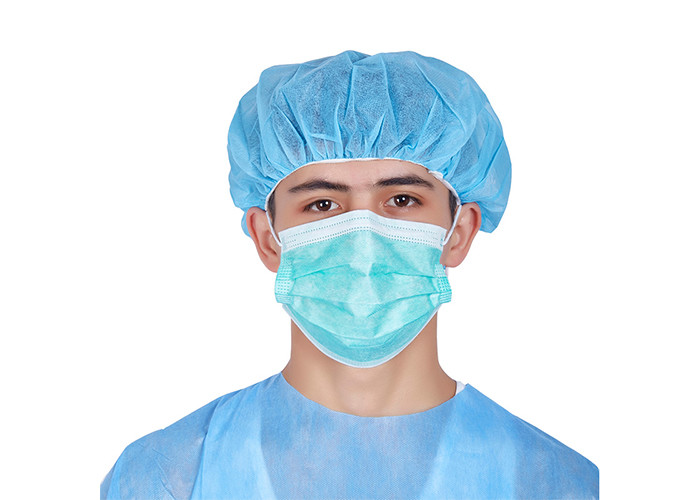 Outdoor Anti Pollution Dust Disposable Earloop Surgical Mask 3 Ply