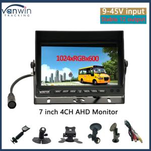 Quality Car Monitor 7 Inch VGA Output CCTV Auto-Compatible Security Surveillance Screen With Sun Hat With U Stand wholesale