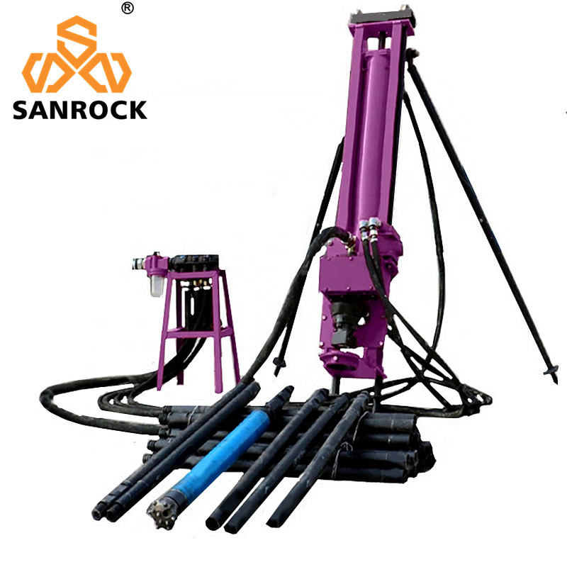Portable Hydraulic Borehole Drilling Rig Mining Pneumatic Small DTH Drilling Rig Machine