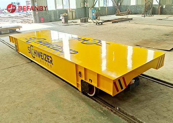 Self Propel Hand Pendent Q235 50T Rail Transfer Cart