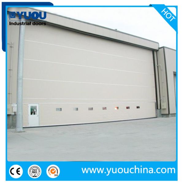 Large Pvc Fabric Aircraft Hangar Door Flexible Lifting 3 Phase