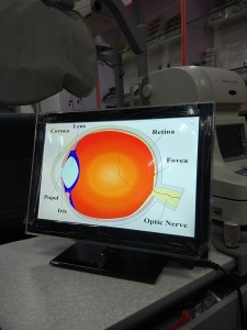 Ophthalmic Instruments Auto Chart Projector LCD Vision Chart 21'' Screen GD8602B