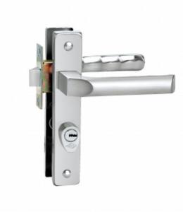 China Zinc And Aluminum Alloy Door Handle Lock Flat Open Door For House on sale