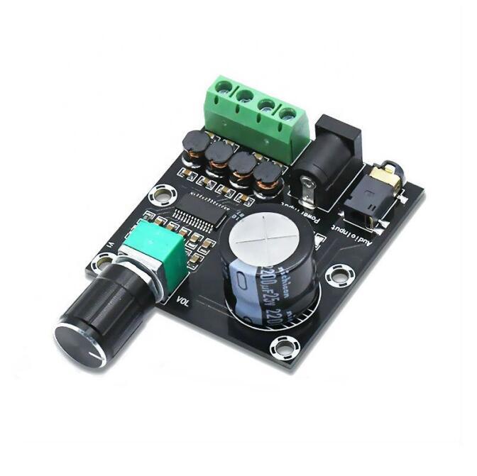 Quality Compact 20Hz Analog Amplifier Module 3 5mm Input Interface Silver Finish wholesale