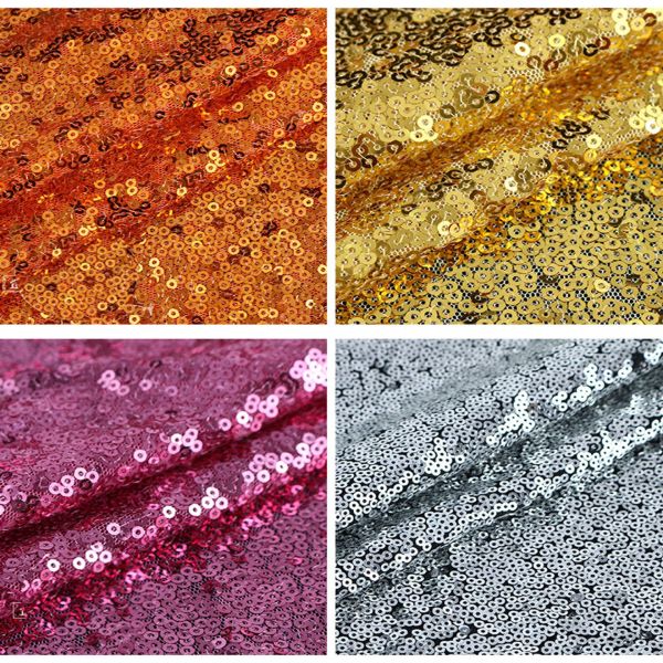 3mm Sequin Fabric in Different Color DIY Decoration Fashion Garment Fabric