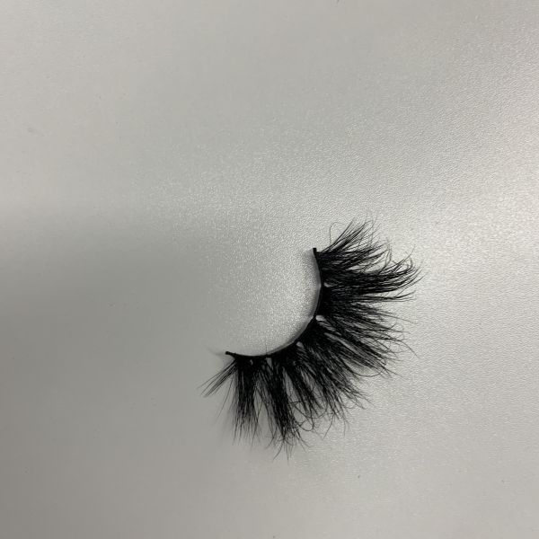 25mm Length 5D Mink Lashes , Ultra Soft Feeling Natural Mink Eyelashes