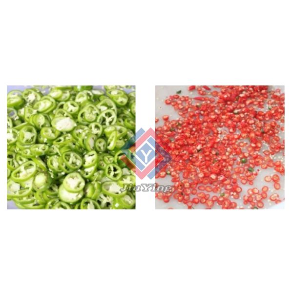 Practical Electric Chilli Pepper Cutting Machine Output 150kg/H