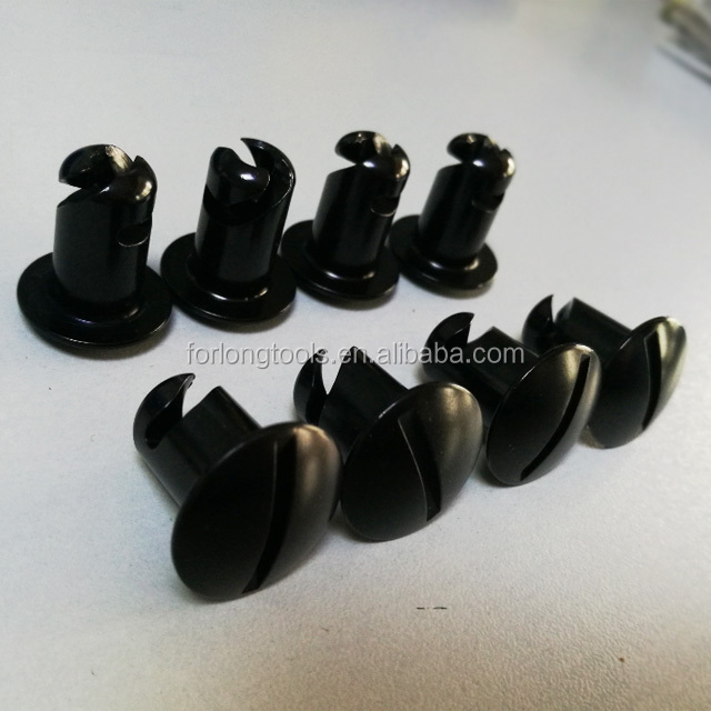 Universal Stainless Steel Quarter Turn Buttons Dzus Fasteners for Car Fitment