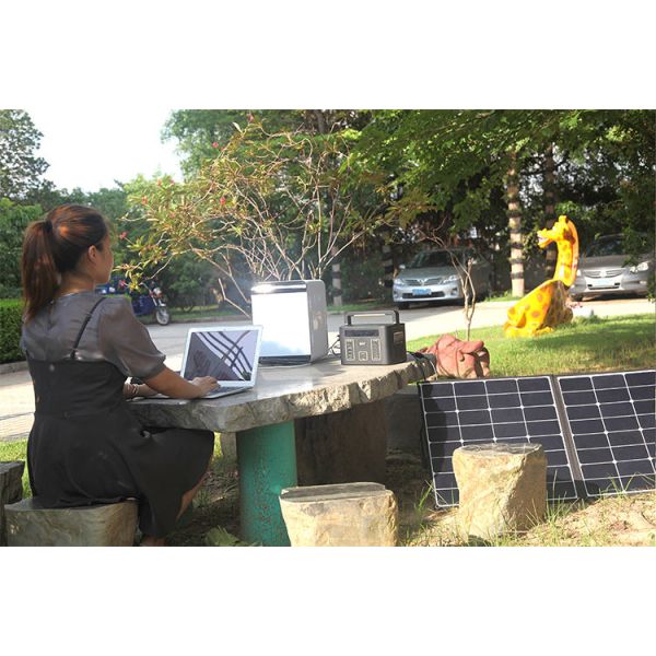 UPS 600W Portable Power Station 156000mAh USB AC DC Power Station For Travel Laptop Car