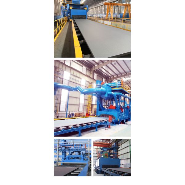 Steel Profiles H Beam Shot Blasting Machine Abrator Surface Cleaning