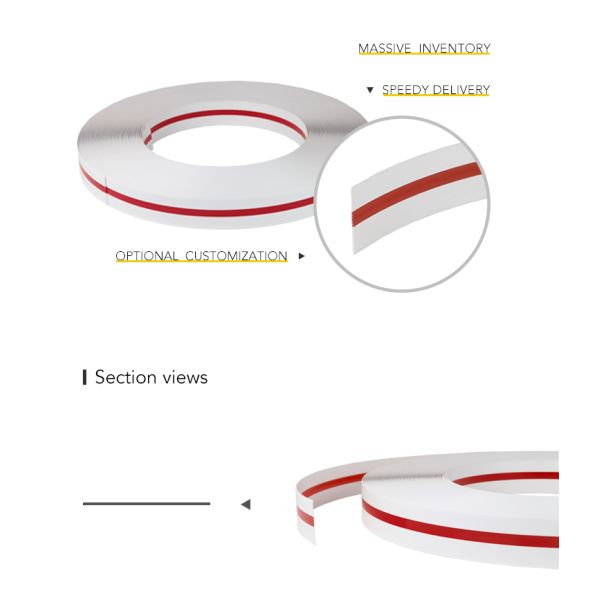 4mm Outdoor Signage Sign Bottom Side Pass Light Trim Cap 4.3kg/roll