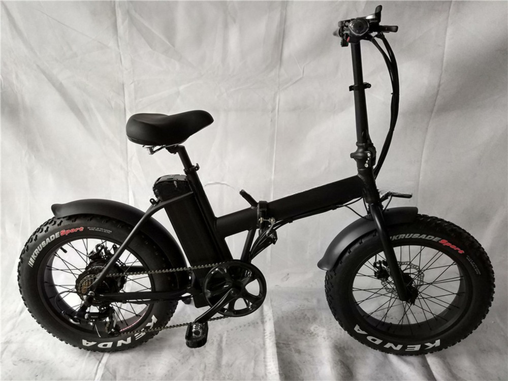 16.7 Ah Battery Capacity 48V500W12AH 20"x4.0 Fat Tire Folding Electric Bike Bicycle