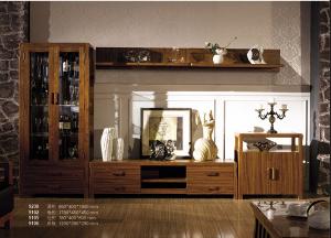 Quality Foshan furniture latest Wooden floor cabinet set/ TV stand/wine cabinet set wholesale