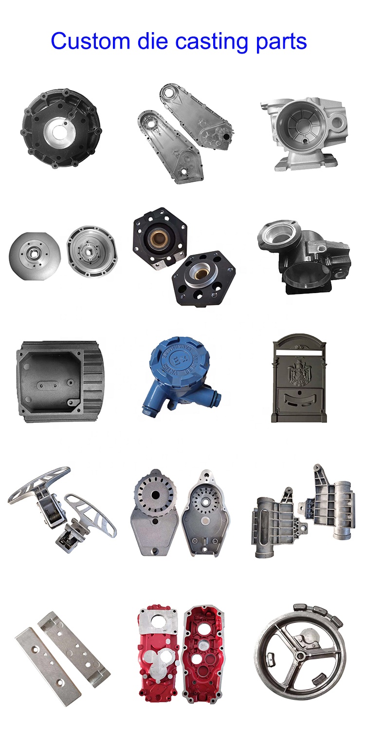 Die Casting Mould Aluminum Cast Parts for 2D/ PDF/CAD 3D IGES/STEP Drawing Format