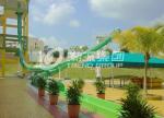Customized Exciting Aqua Park Fiberglass Water Slides , Platform Height 16m For