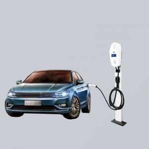 China Three Phase 21kW Fast AC Car Floor Mounted EV Charger 4.3 Inch LCD Screen on sale