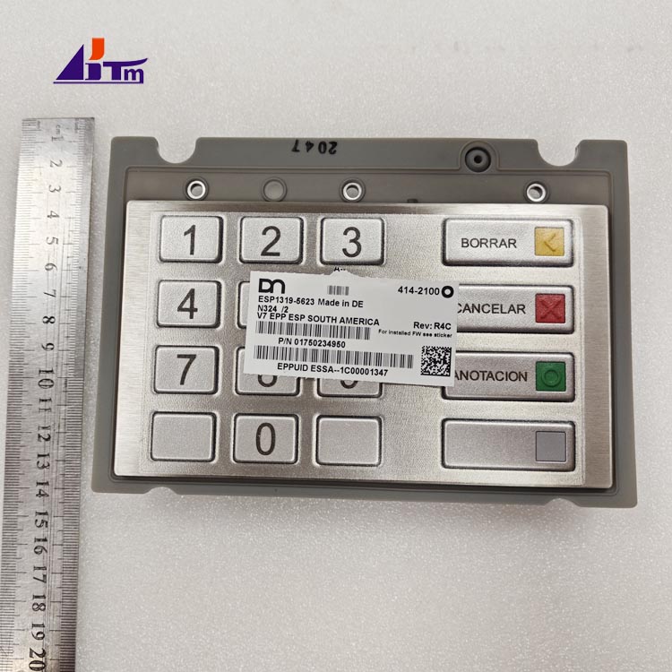 ATM Machine Parts Diebold Nixdorf DN V7 EPP Keyboard Keypad Pinpad 01750234950