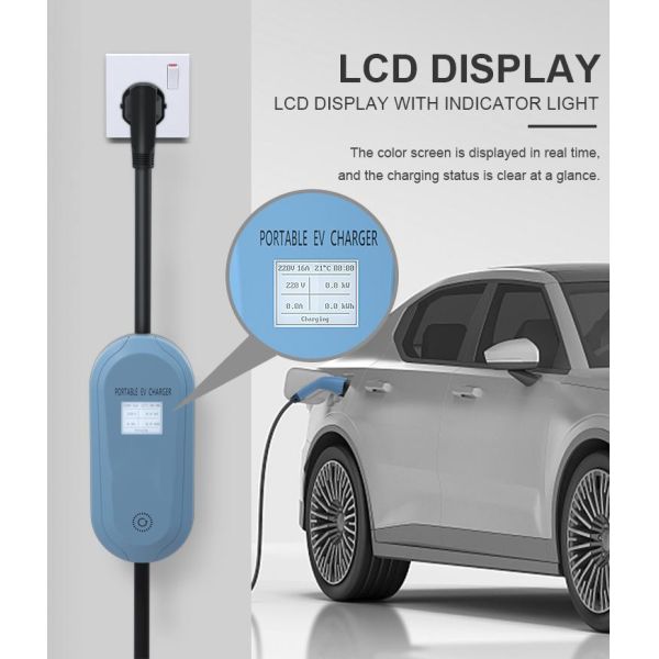 16A European Standard Factory Direct Sales Universal 3.5kw Portable Electric Vehicle Charging Gun Charging Station