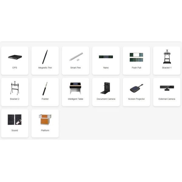 Available accessories for Qtenboard