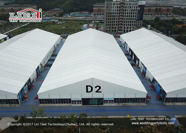 Cheap 25 Meter Width White Marquee Canopy Tent For Movable Temporary Exhibition for sale