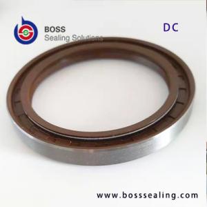 China DC oil seal double spring oil seal NBR FKM/FPM rubber covered high pressure rotary shaft seals on sale