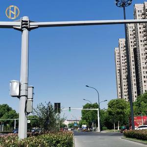 China Anti Seismic Design CCTV Camera Pole  Steel Surveillance Camera Pole on sale