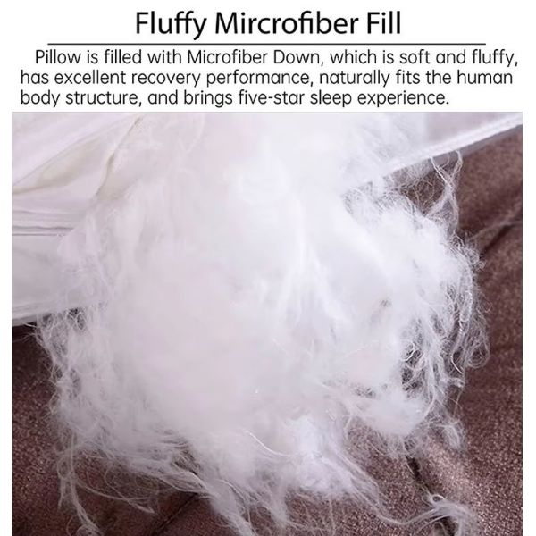 Rectangle Duck Down Hotel Like Pillows King Size Hotel Pillows With Woven Technics